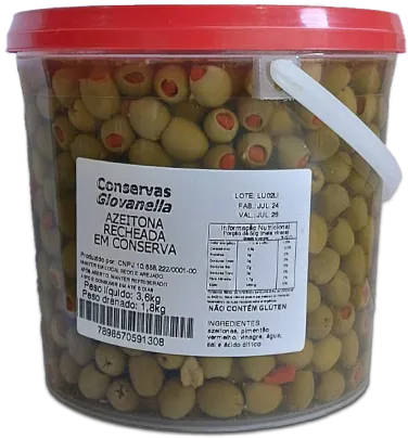 Azeitonas recheadas - 1,8kg