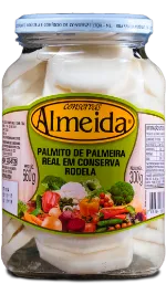 Palmito de palmeira real rodela - 300g