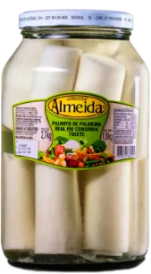 Palmito de palmeira real tolete - 1,8kg