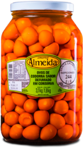 Ovos de codorna sabor defumado - 1,8kg