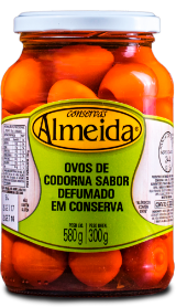 Ovos de codorna sabor defumado - 300g