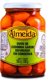 Ovos de codorna sabor defumado - 300g
