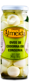 Ovos de codorna em conserva - 180g