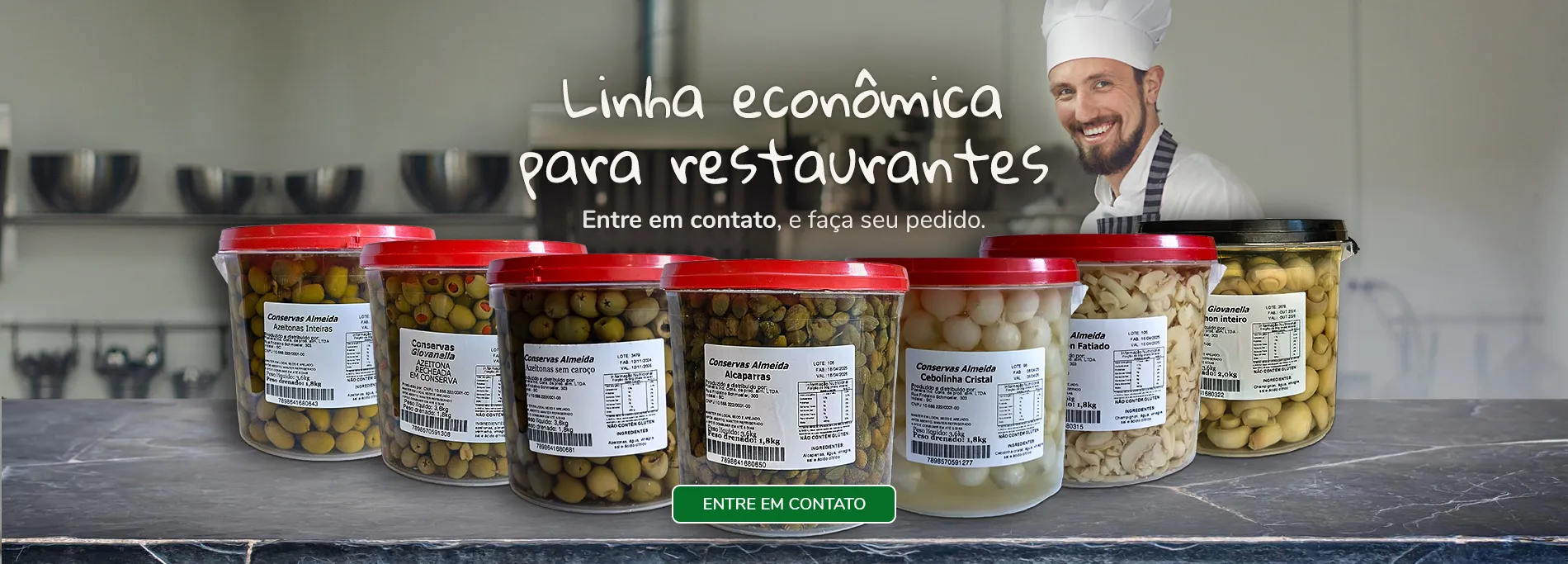 Linha econômica para restaurantes